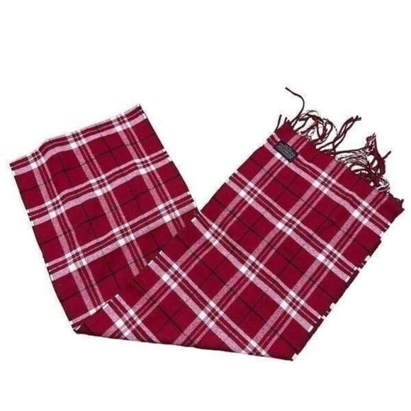 Pendleton red, black, and white scarf   A455 - Picture 1 of 4